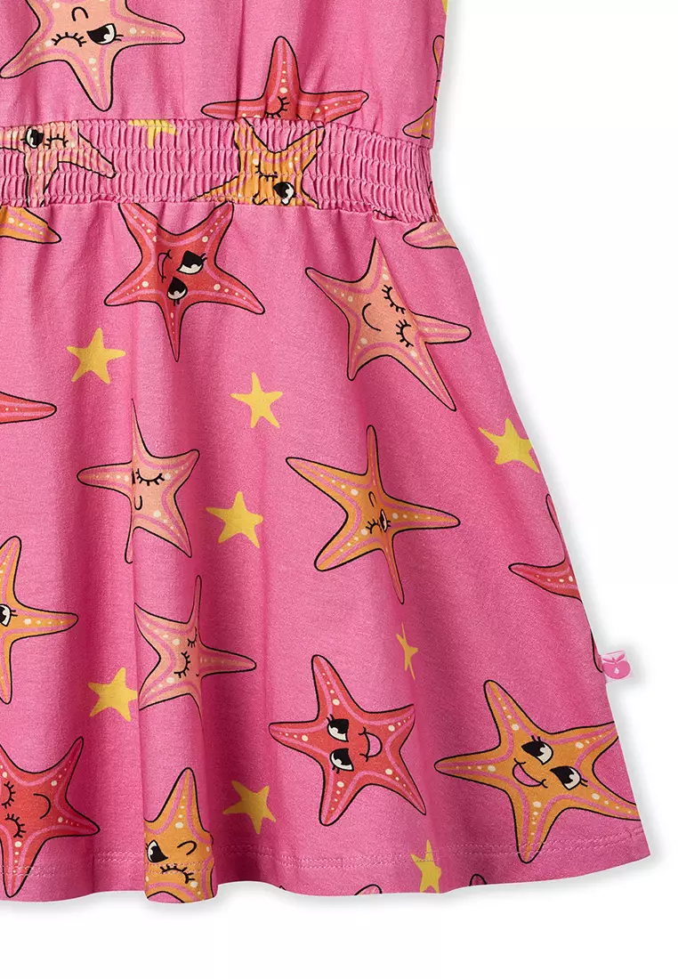 Sleeveless dress with starfish