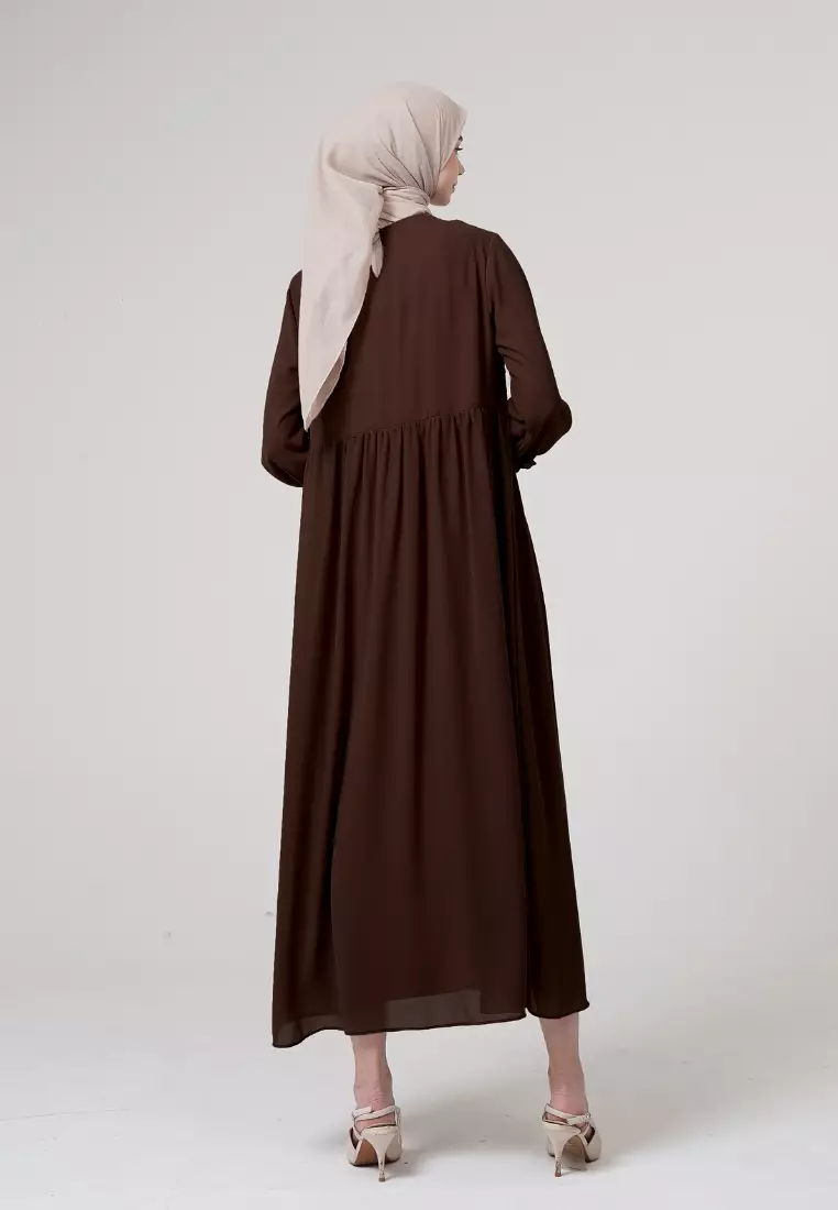 Thalia Dress - Coffee