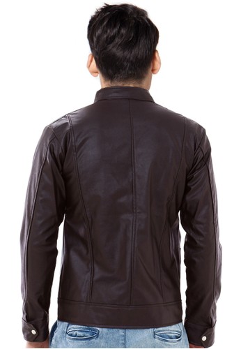 Crows Denim - Leather Jacket Ryu Brown