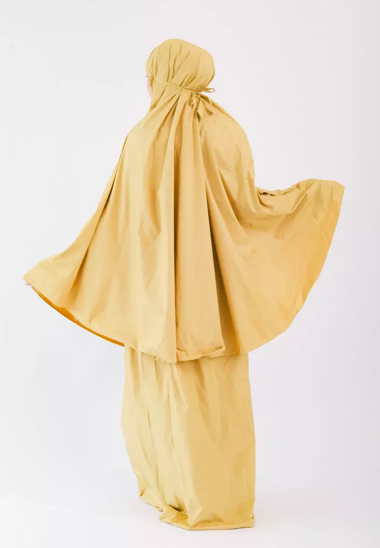 Zelena - Mukena Traveling Polos Tali 2in1 - Sunflower