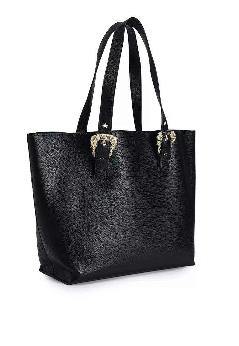 トートバッグ VERSACE JEANS Woman Tote bags Black 1 74VA4BZ1ZS599 G89 Versace Jeans Couture Barocco-print Detail Tote Bag | Black