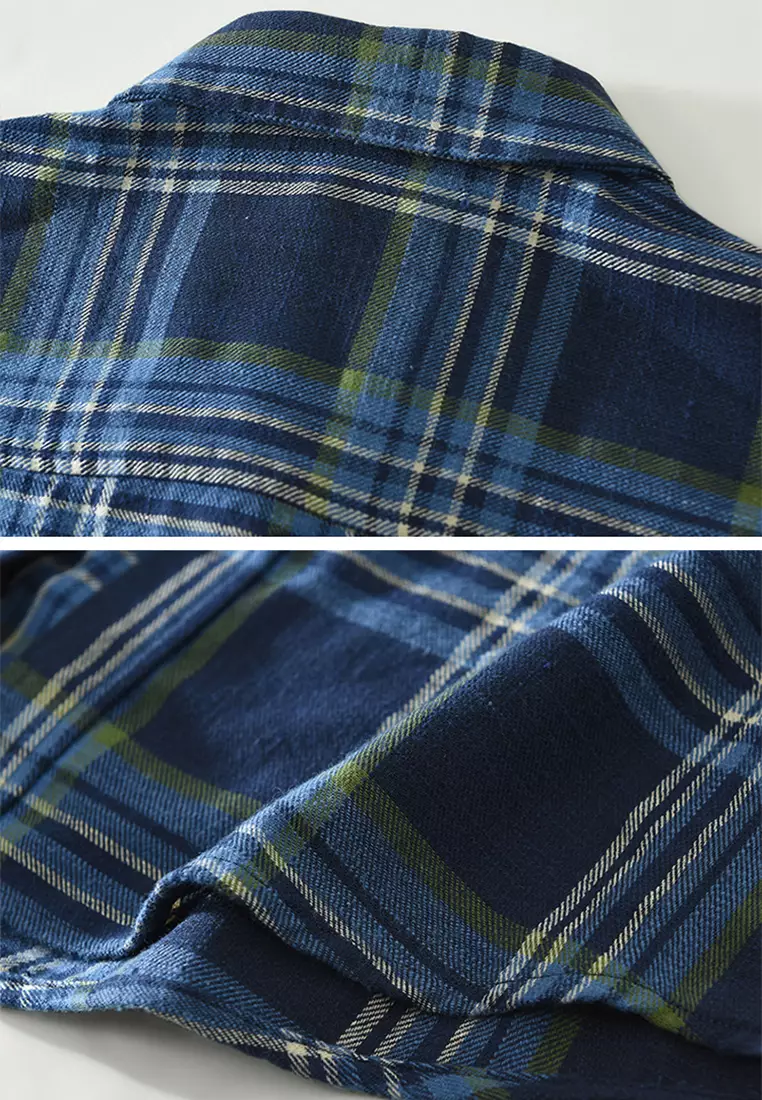 Vintage Plaid Pocket Shirt WM7252