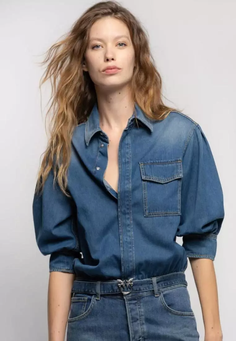 Comfort denim jumpsuit