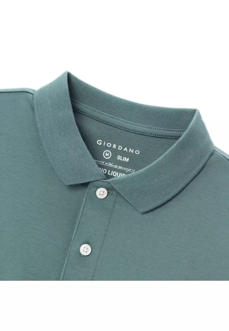 Men's Liquid Touch Short Sleeve Slim Embroidery Polo 01015291