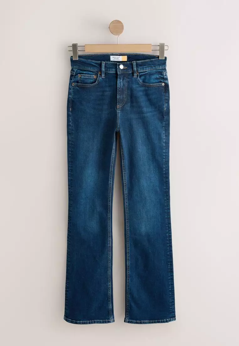 Mid Rise Stretch Bootcut Jeans