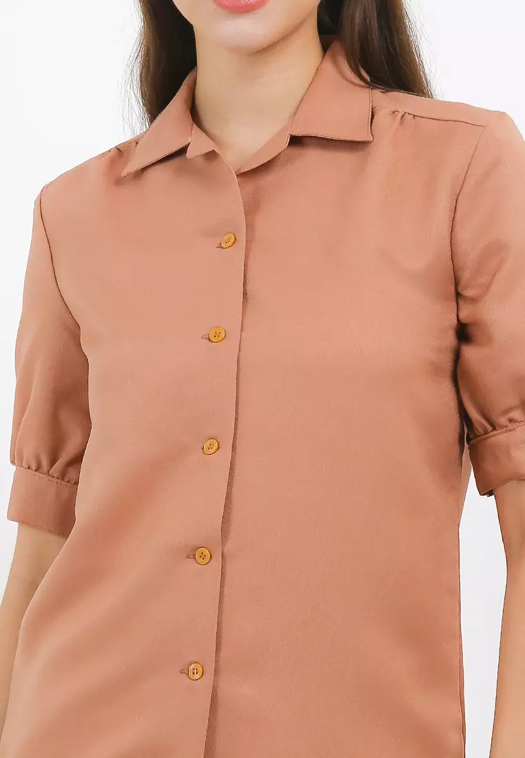 Old School Short Sleeve Blouse