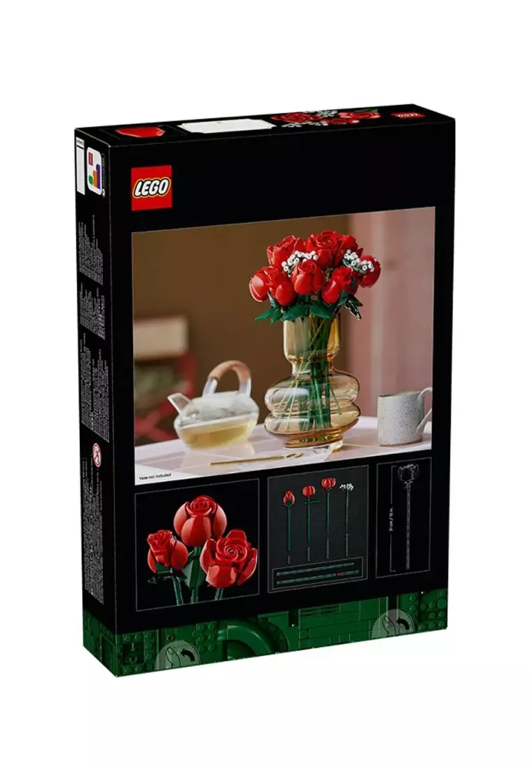 LEGO® Icons 10328 Bouquet of Roses, Age 18+, Building Blocks, 2024 (822pcs)