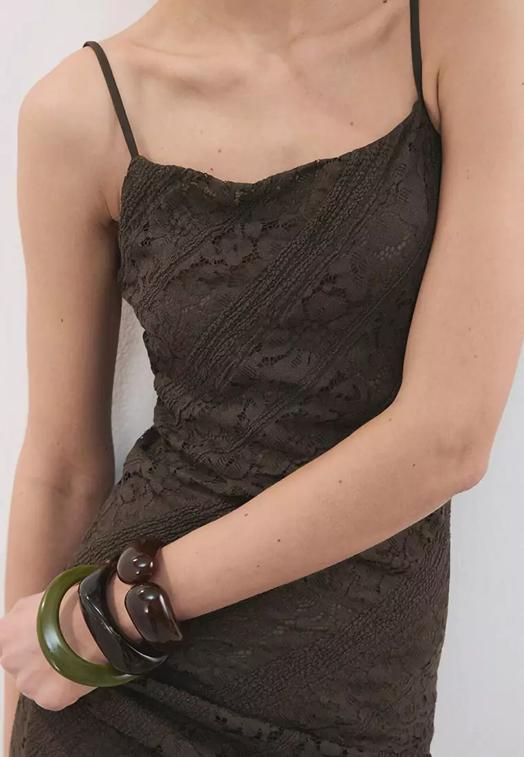 Mango Semi-Transparent Lace Midi Dress 2026 | Buy Mango Online | ZALORA  Hong Kong