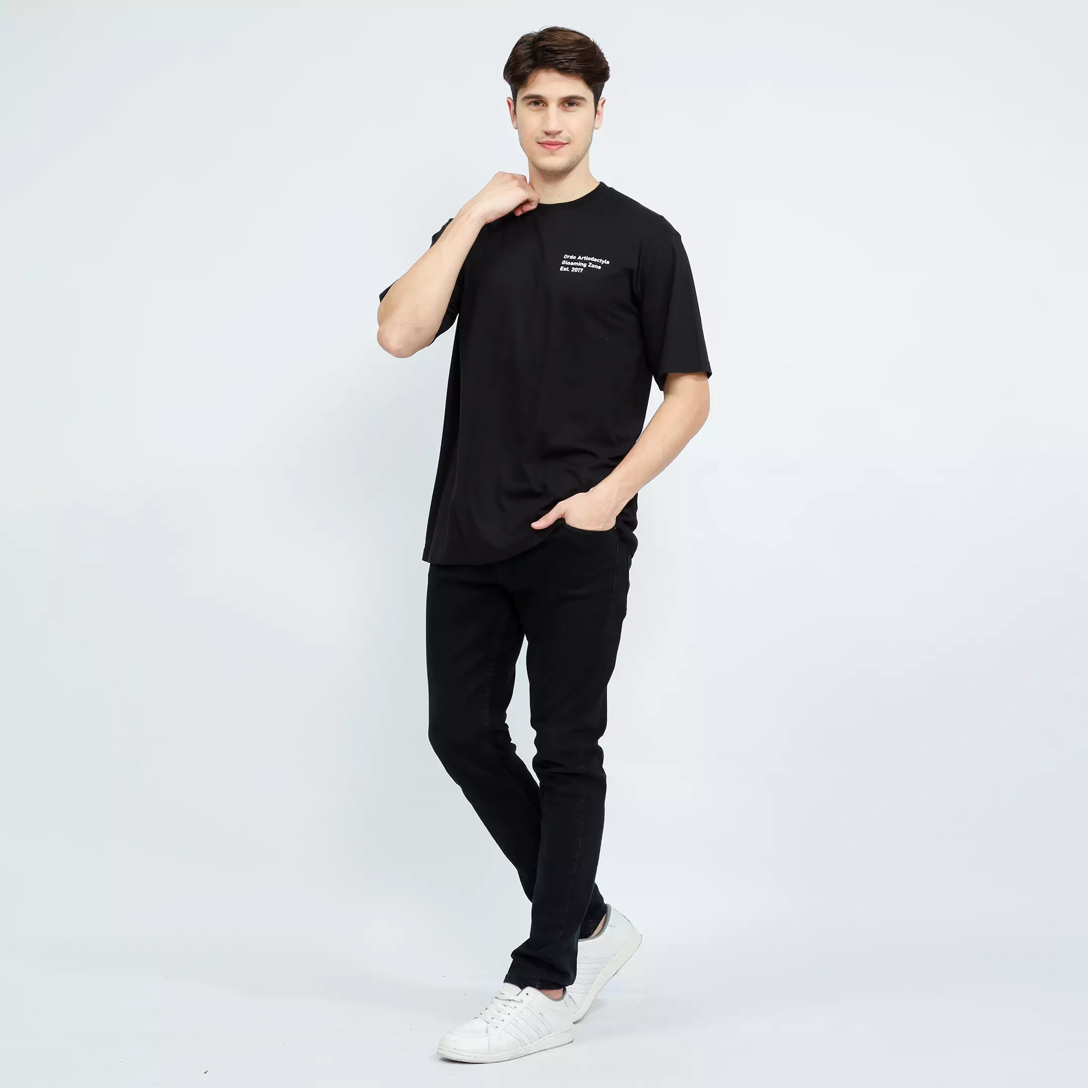 Kaos Design Artiodactyla Hitam Unisex