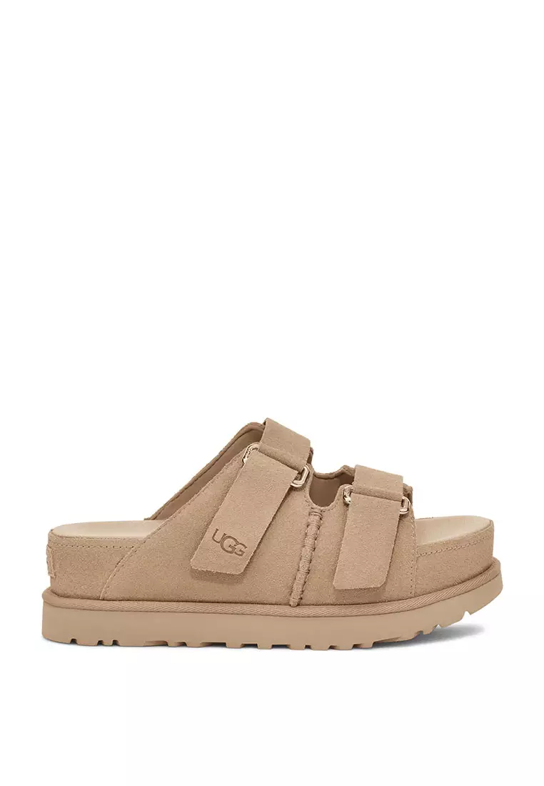 Discount on Ugg  shoes - SKU: Ugg Women's Goldenstar Hi Slide - Sand (1155458-San)