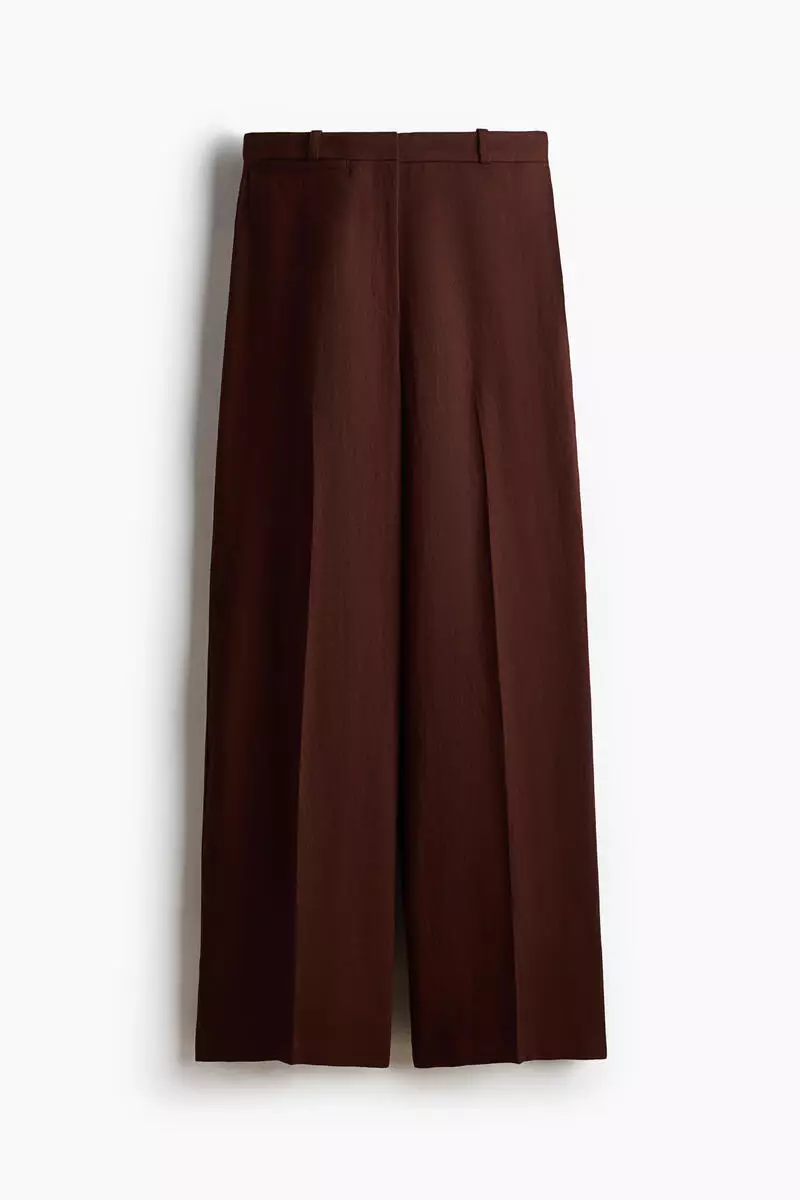 Wide tailored trousers