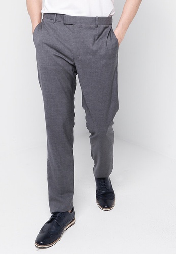 MANGO Man grey Slim Fit Virgin Wool Suit Trousers 6A272AAA6ECCB7GS_1