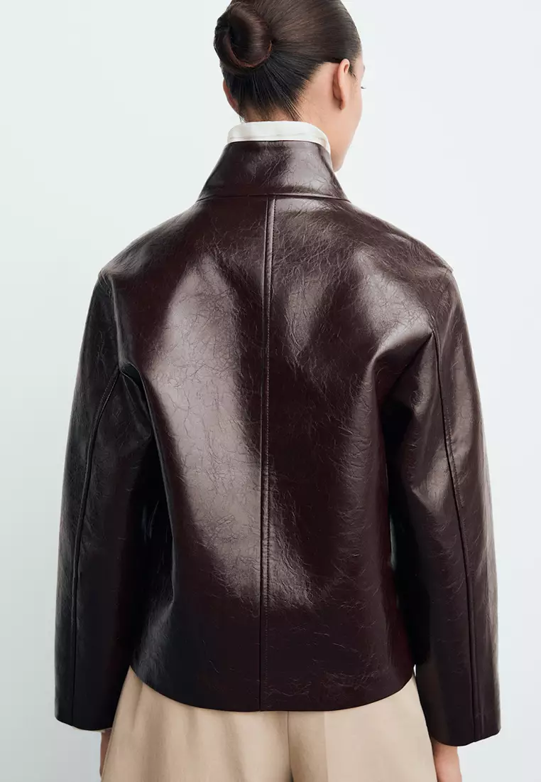 Perkins Collar Texture Jacket