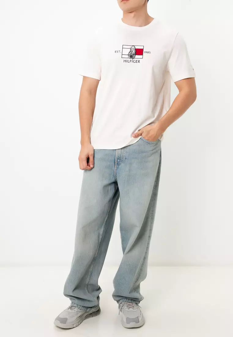 Logo Graphic Crew Neck T-Shirt - Tommy Mainline