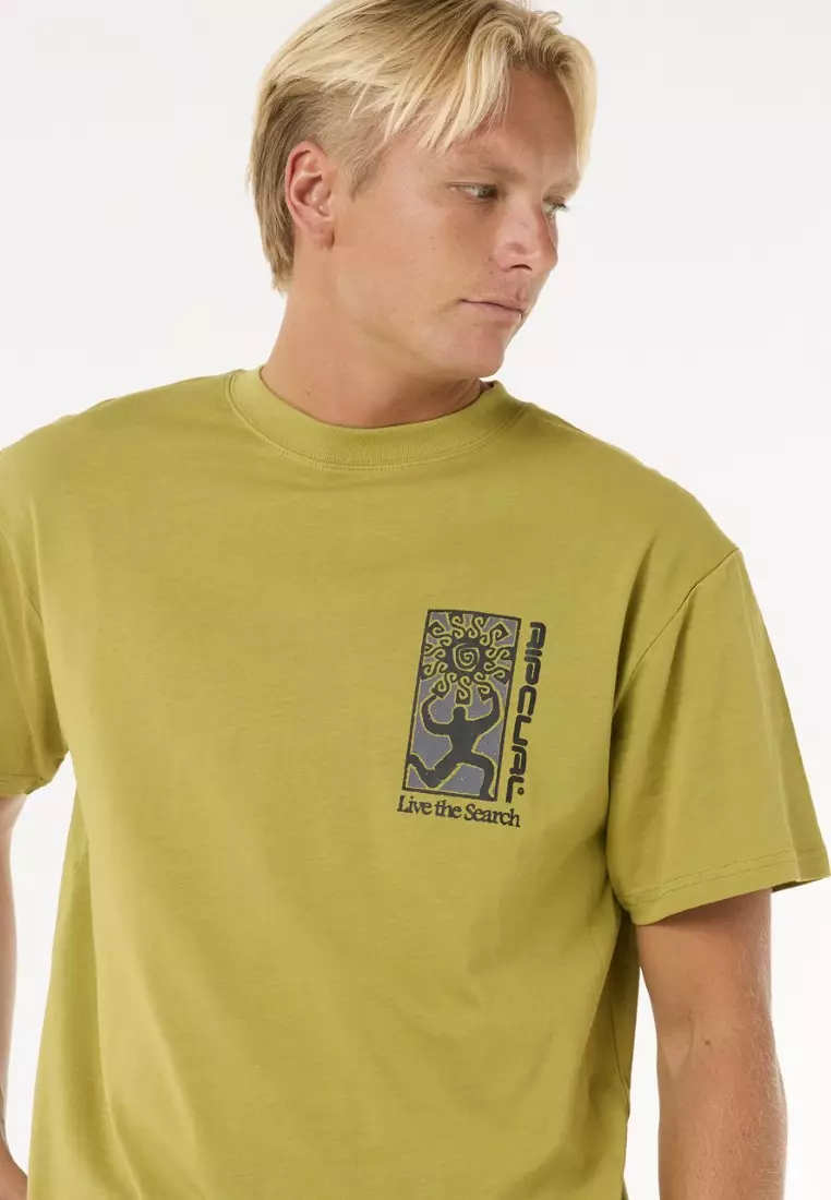 Buy Rip Curl Men Search Dawn Tee 0OBMTE-KIWI 2025 Online