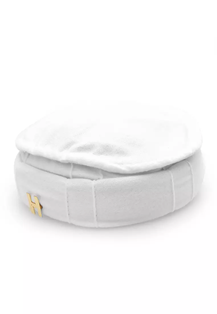 Kai Topi Peci Polos Pria Simple Design Material Plece ORIGINAL - White