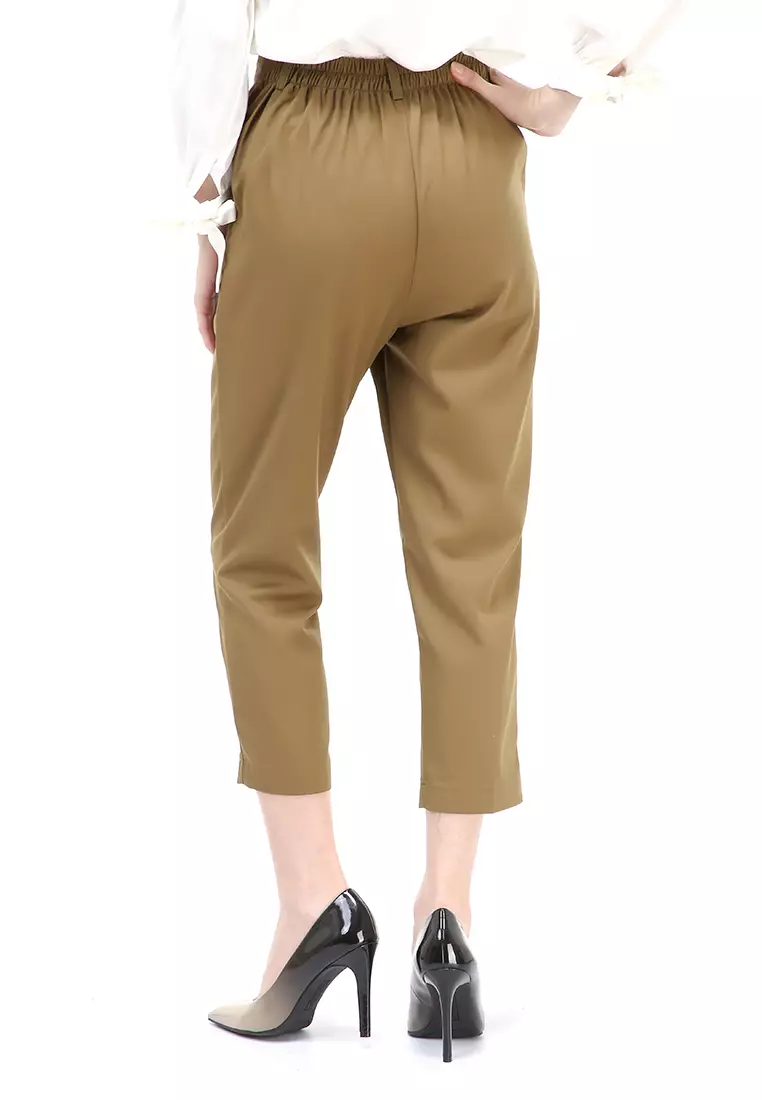 Chena Long Pants Celana Panjang Bawahan Wanita Premium Quality - Army