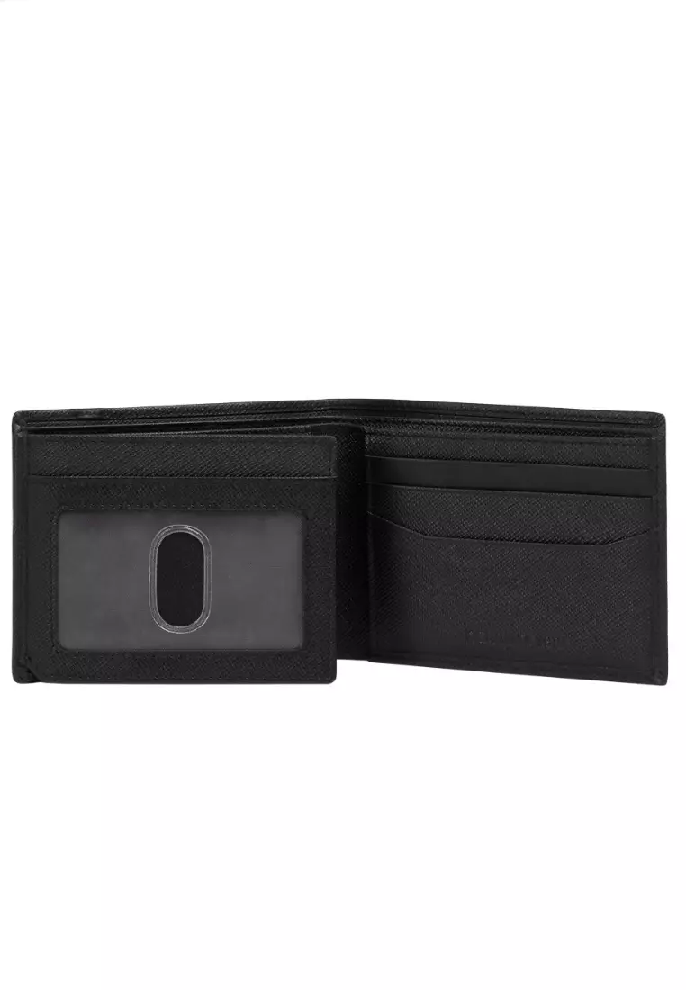 男女通用LUCAS皮夾 - 黑色