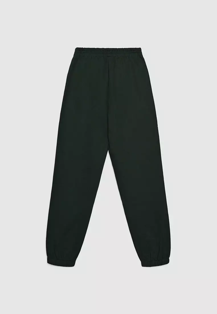 Women's Cuffed Elastic Waist Jogger Pants