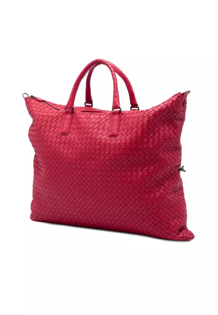 Pre-Loved Bottega Veneta Maxi Nappa Intrecciato Convertible Tote