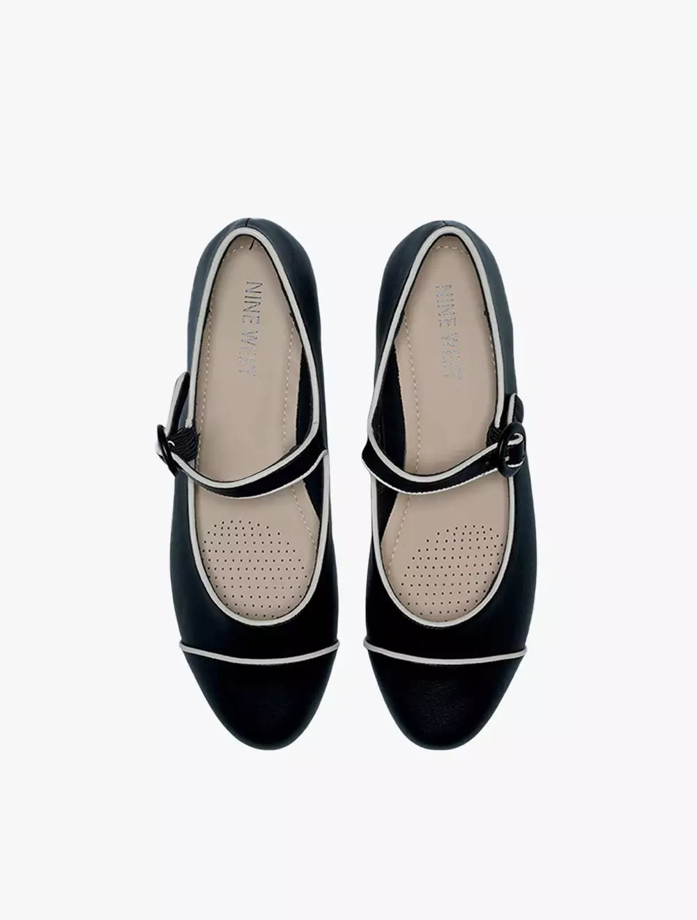 Payless Nine West Womens Como MJ Flats - Black_15