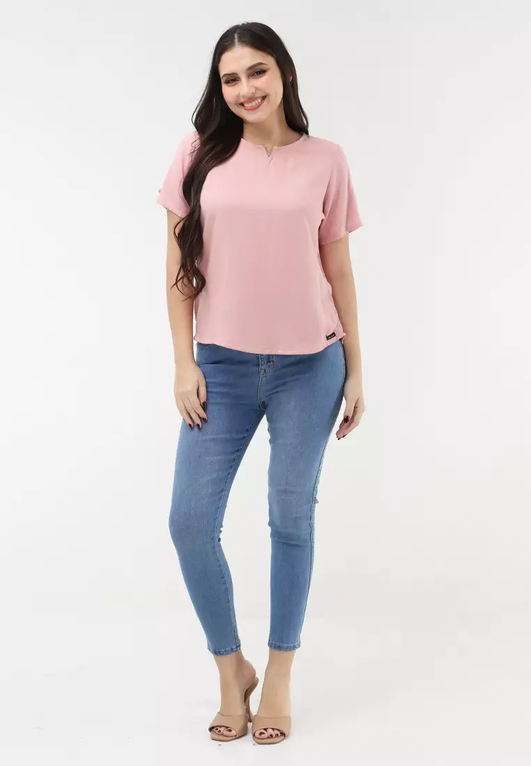 Boldtwill Rayon Short Sleeves Blouse