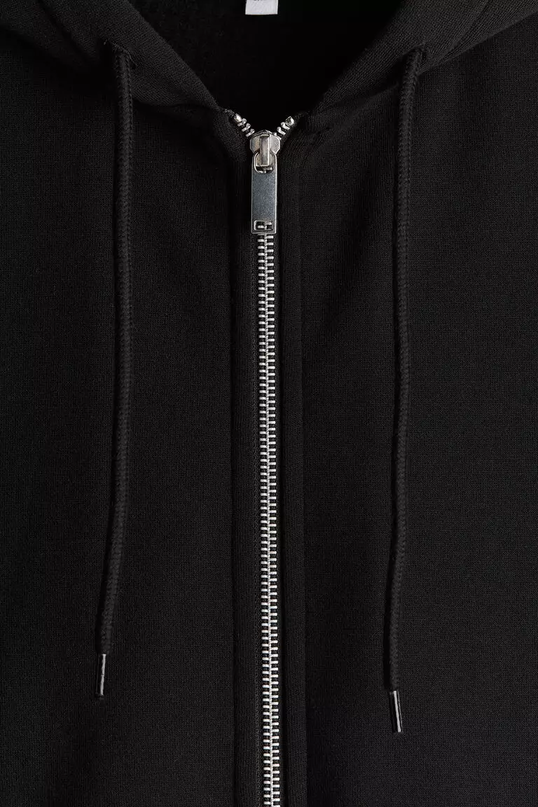 Zip-through hoodie