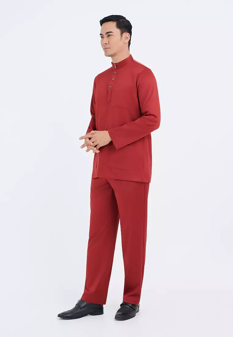 Gene Martino - Faez Baju Melayu Slim Fit Sedondon – Adult 1292