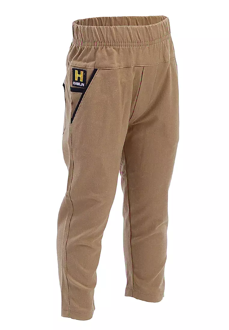 Presleyy Celana Chino Panjang Anak Laki-laki Skinny Pants Stretch Material Cotton Twill ORIGINAL - Mocca