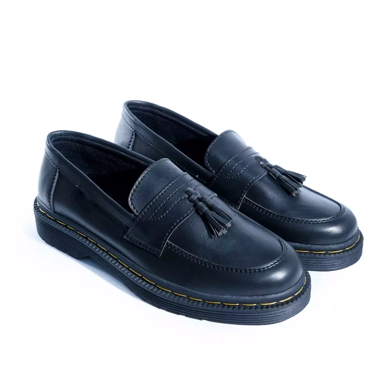 Coutry Boots Pirlo Sepatu Pria Slip On Loafers Formal Semi Pantofel Black