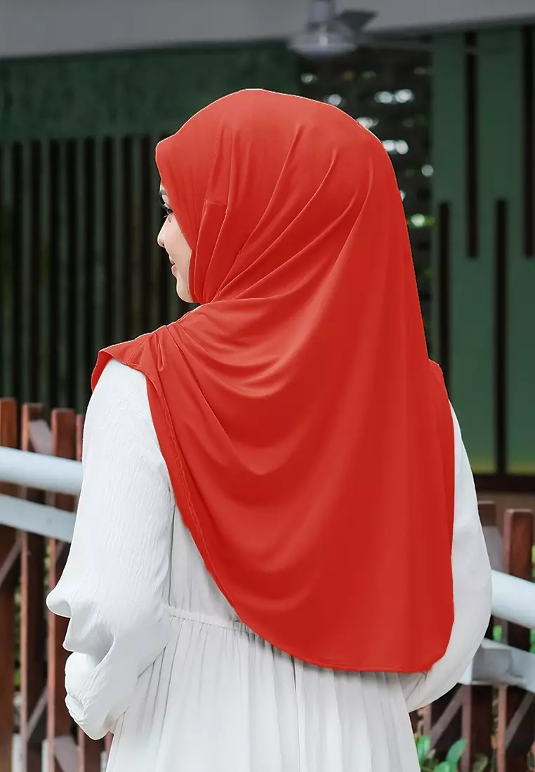 HIJAB INSTAN FATHIA - RED