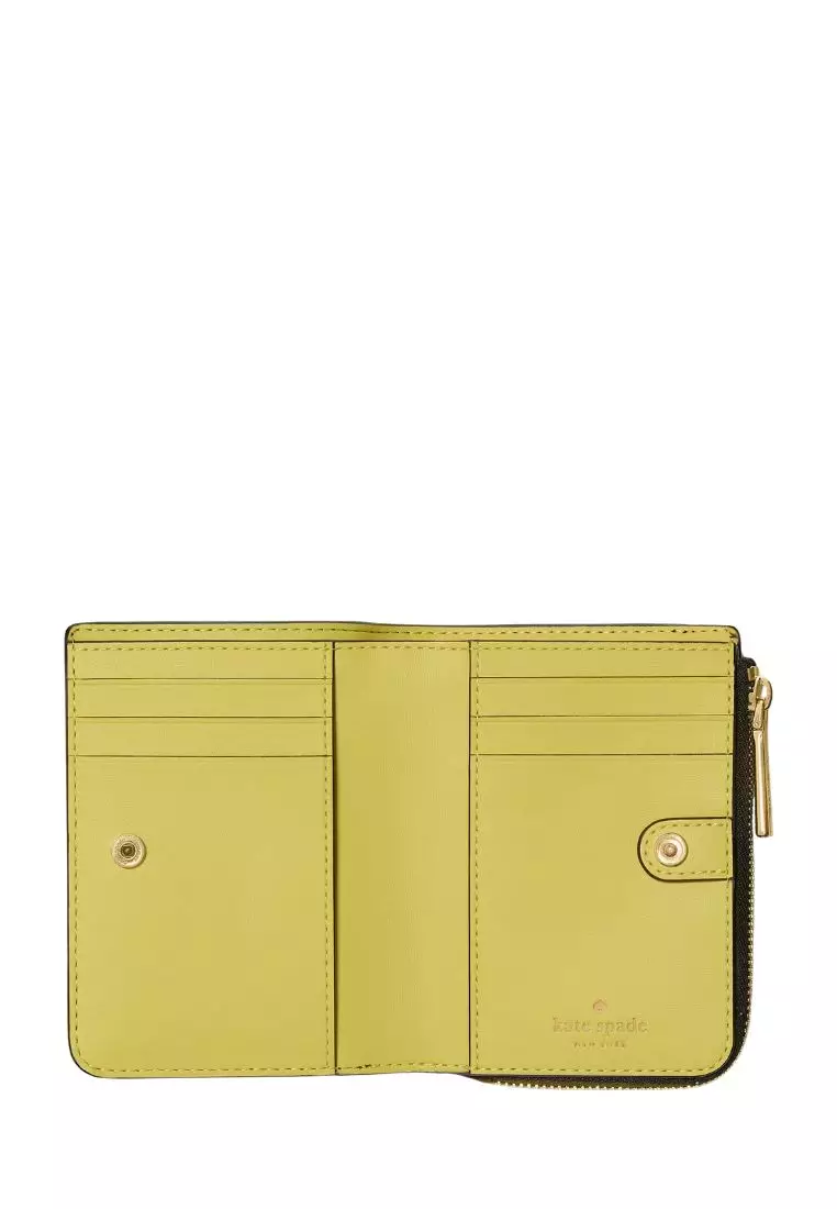 Madison Small L-zip Wallet Black