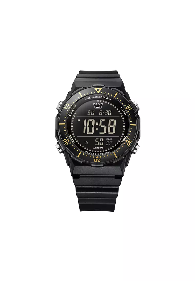 AE-1700H-1BV Unisex Digital Watch Black Resin Band