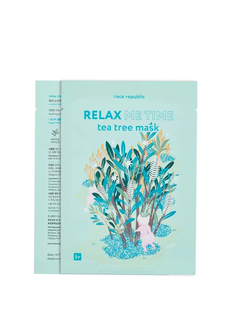 Relax Me Time Tea Tree Mask 23mL (10 pcs)