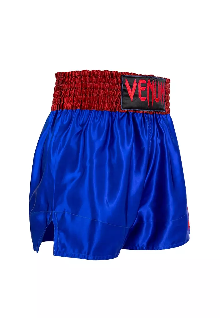 Venum Classic Muay Thai Shorts - Navy Blue/Red