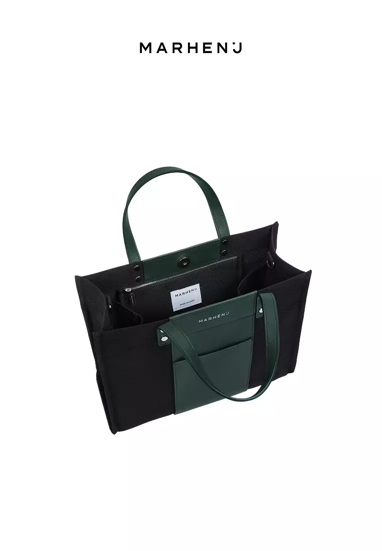 KAI Canvas Vegan Leather Crossbody Bag Urban Khaki