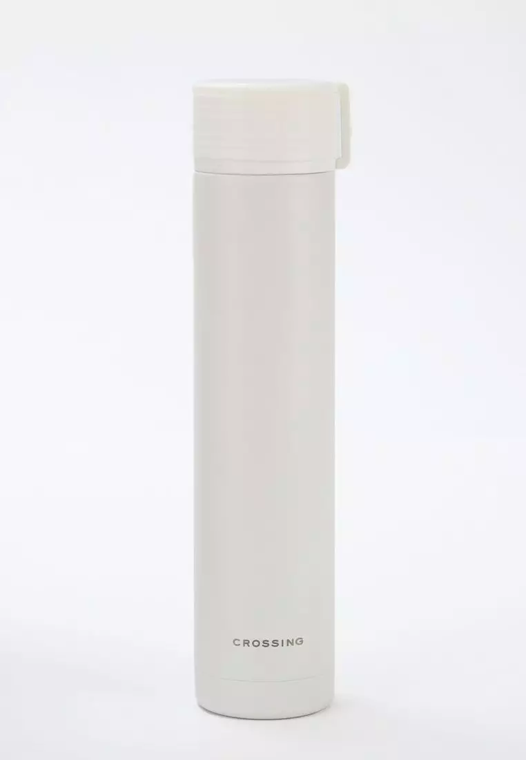 Crossing Compact Slim Insulated S/S Bottle 250ml - Frost White