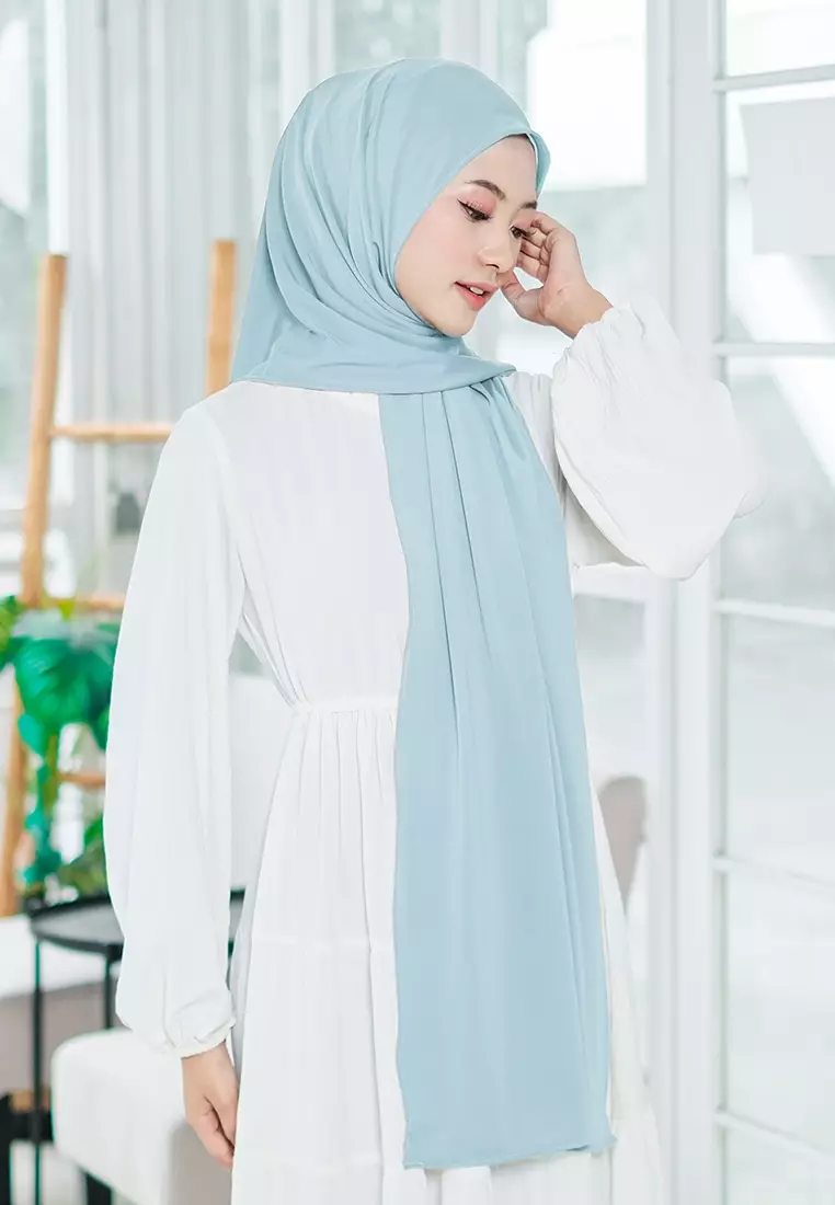 HIJAB INSTAN QILA - LIGHT BLUE