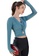 B-Code blue ZYS2028- B-Code Lady Quick Dry Running, Fitness and Yoga Sports Top (Blue) 3FCC0AAA1FD5C4GS_1