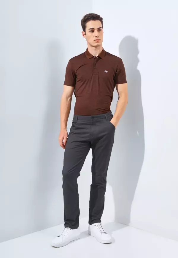 Jack Nicklaus Cougar Celana Panjang Pria Slim Fit Dark Green