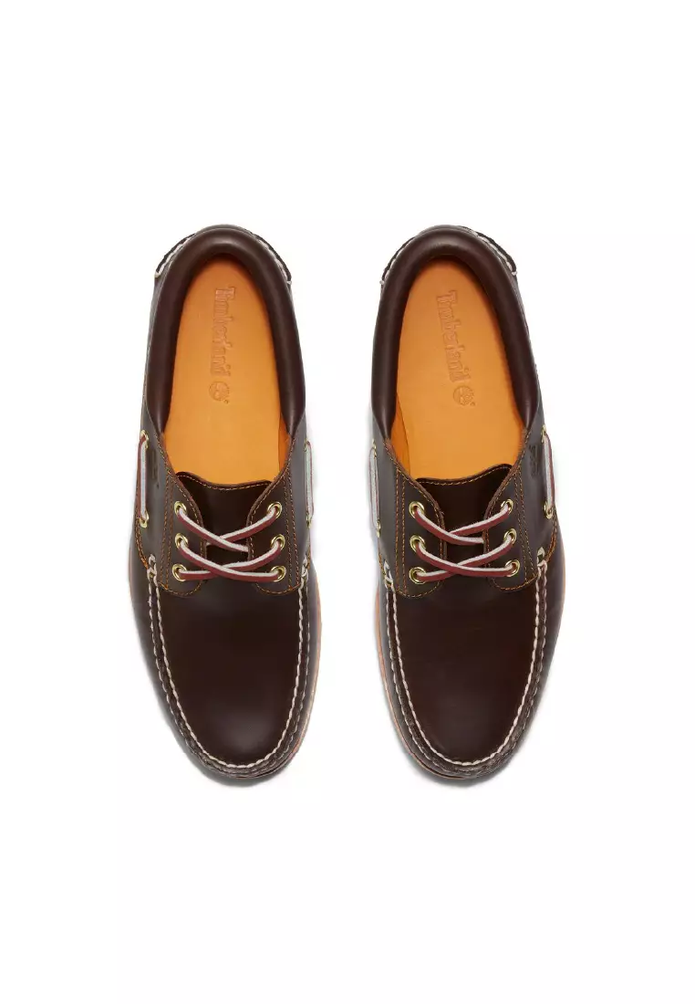 Men's 3-Eye Lug Handsewn Boat Shoes