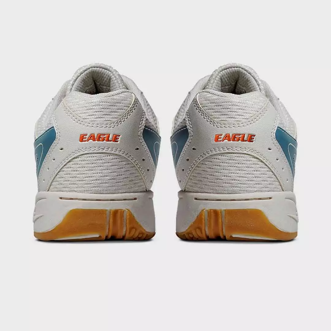 Eagle Sepatu Badminton Groover – KREM/BIRU