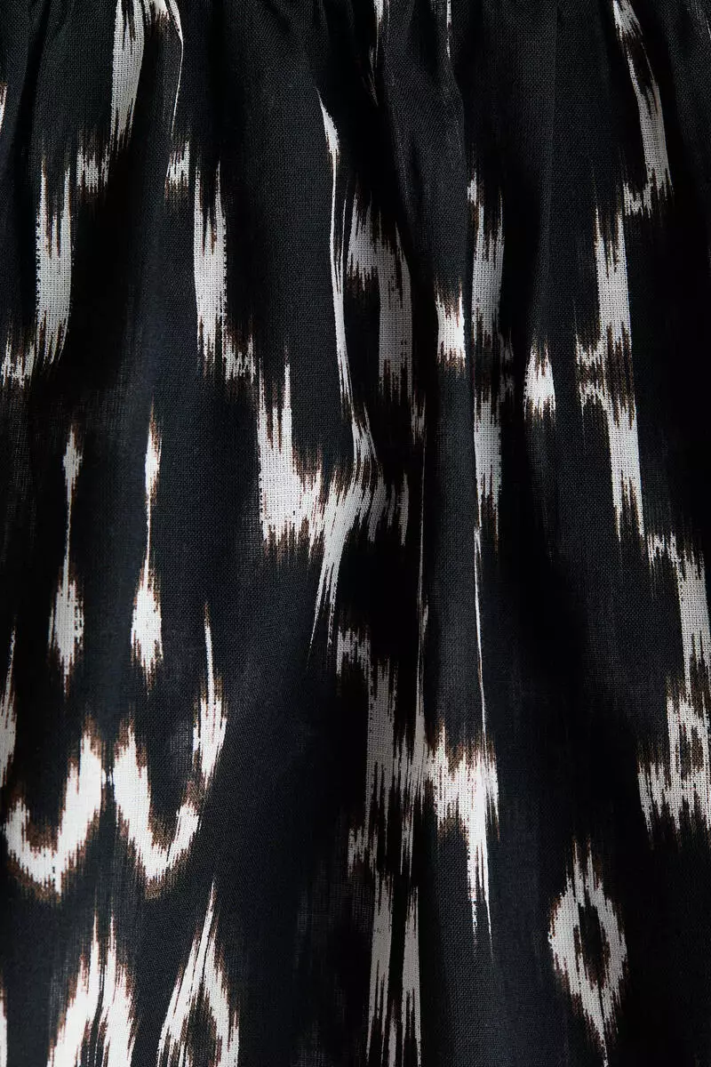 Frill-trimmed cotton top