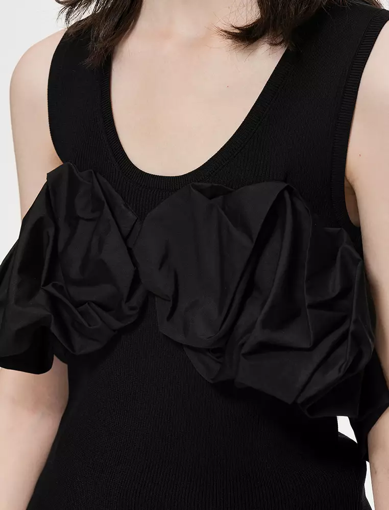 Eco-Friendly Stretch Yarn Fitted Everyday Casual Knit Vest