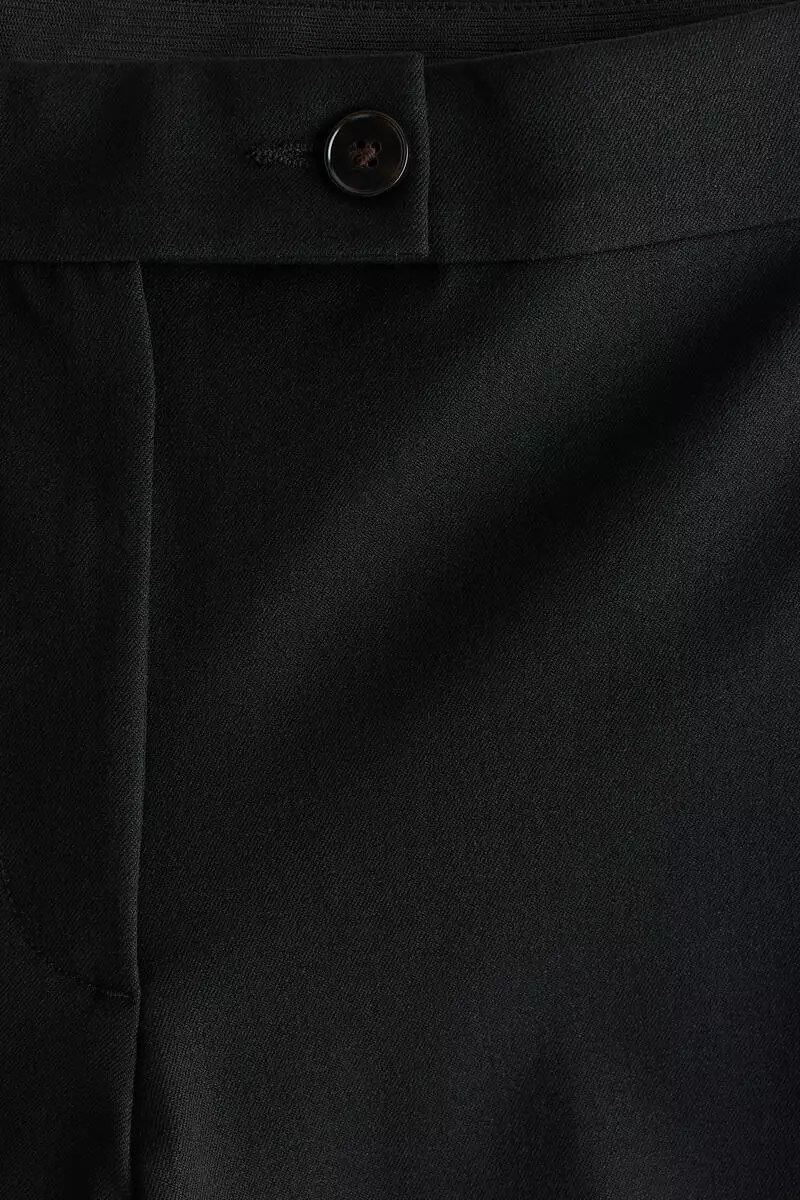Bootcut ankle-length trousers