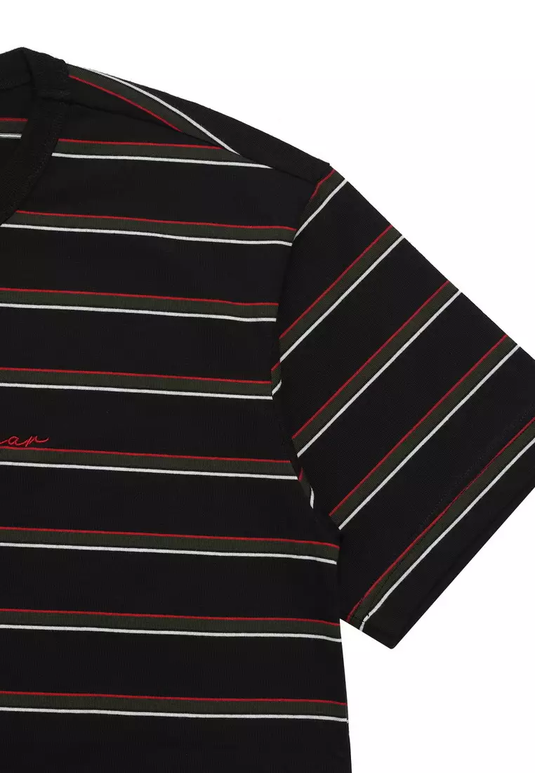 POLICE T-Shirt Salur Bordir Cotton Premium Pria 226330201