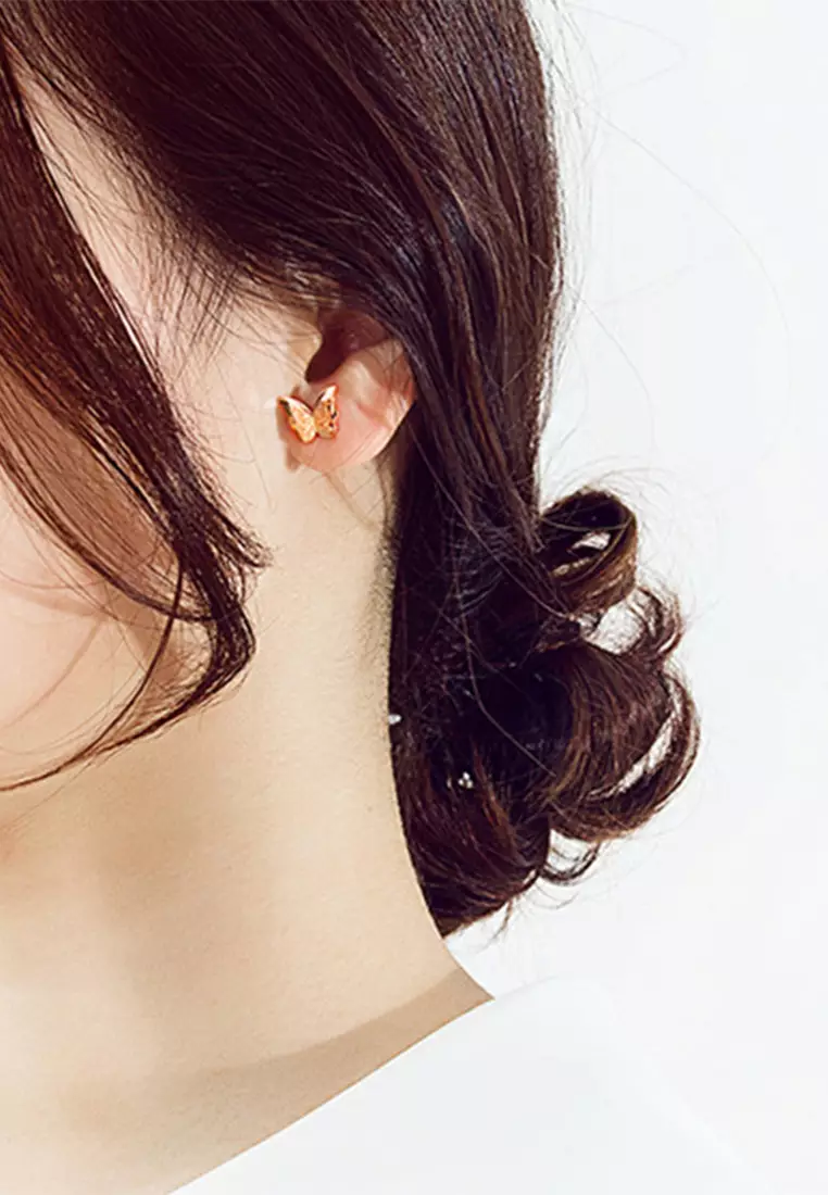 Rose gold hot sale titanium earrings