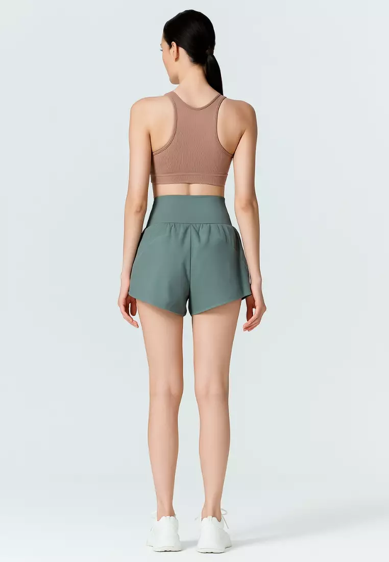 Skye Shorts - High Waist Pockets Activewear Shorts for Women - Quick Dry Workout & Yoga Training Pants