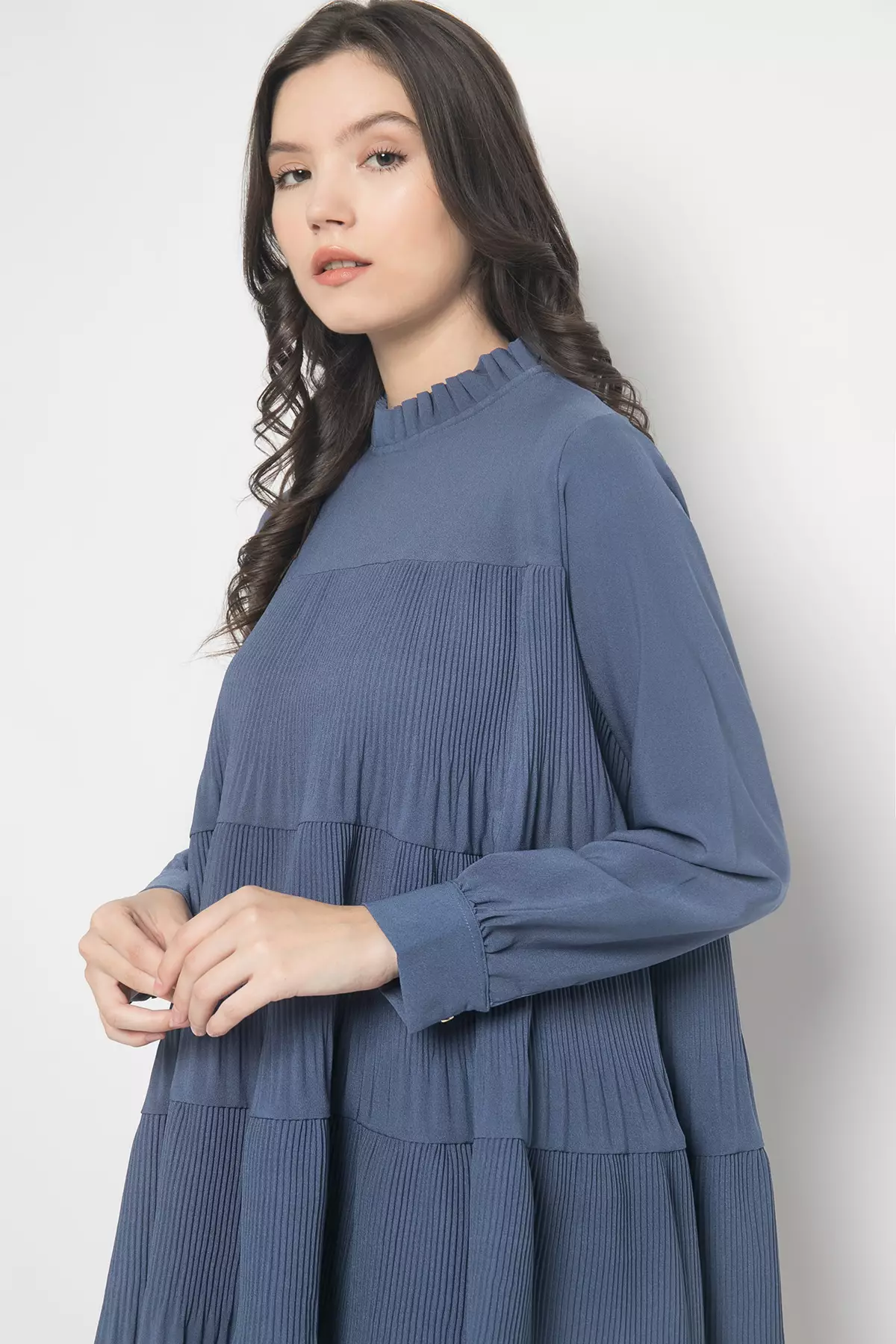 Cassie Blouse - Bluestone