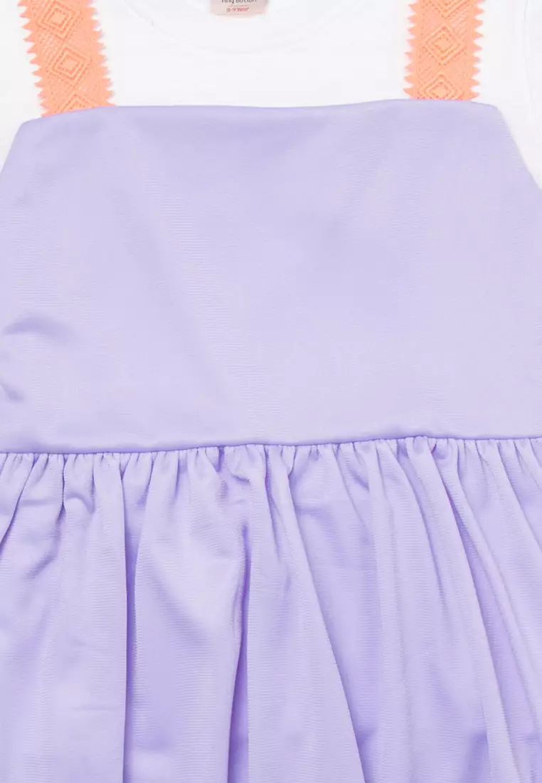 Girl Plain Lace Standart Dress